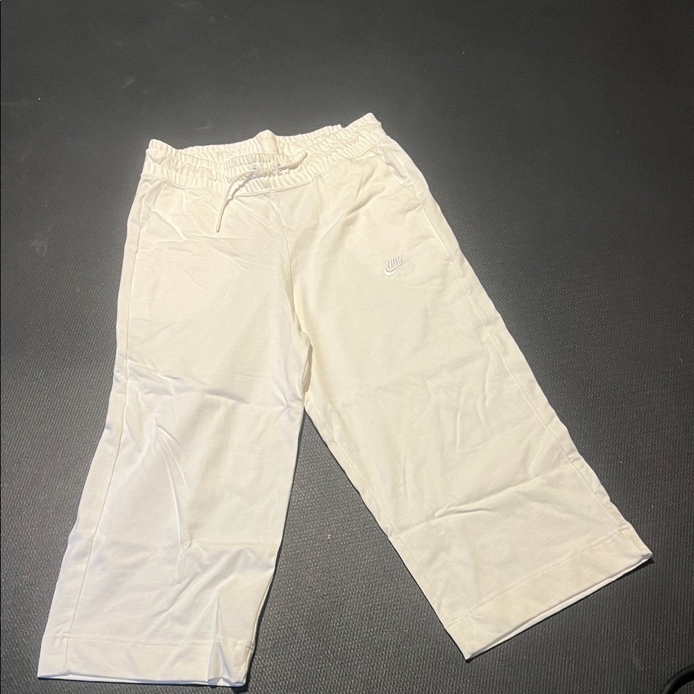 Nike Cream Wide-Leg Pants